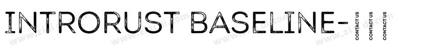 IntroRust BaseLine字体转换